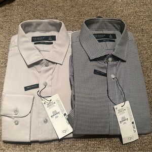 2 Shirts NWT Primark slim-fit Oxford button up. Size med.